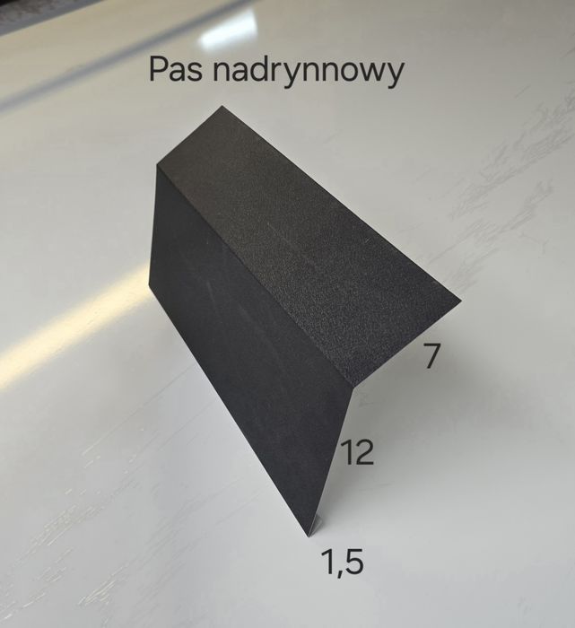 Obróbki blacharskie na wymiar, wiatrownice, pasy rynnowe , listwy J