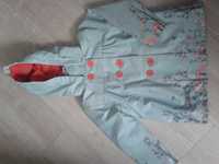 kurtka wiosenna, przeciwdeszczowa, dla dziewczynki, wiek 4-5 lat