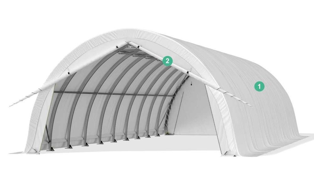 Hala Łukowa, hala rolnicza 6,1x18,3 hala magazynowa, hale na bale