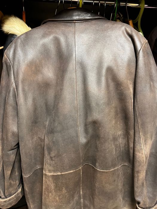 Чоловіча куртка з натуральної шкіри утеплена. р. 58 / XXXL.