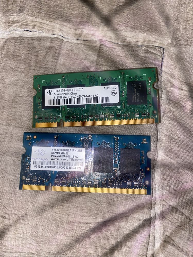 dwa ramy po 512mb
