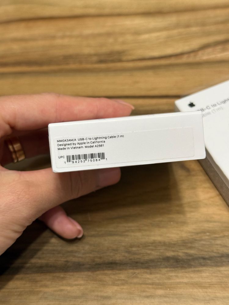 Зарядка Кабель синхронізації даних Apple USB-C to Lightning Cable 1m
