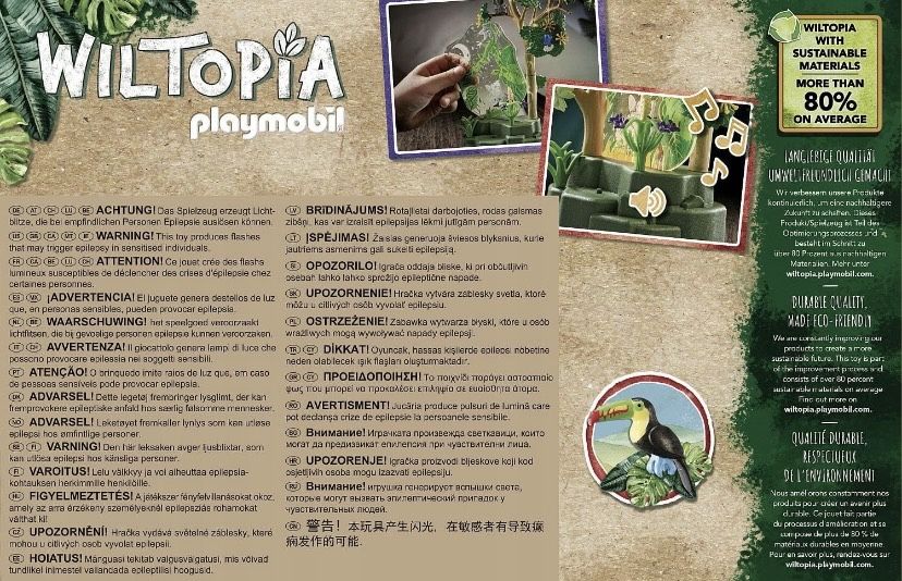 Playmobil Wiltopia 71009 Nocne Światło Lasu Deszczowego lampka