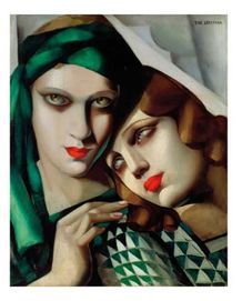 Tamara Lempicka -The Green Turban- grafika edycja Edition Gouttelette.