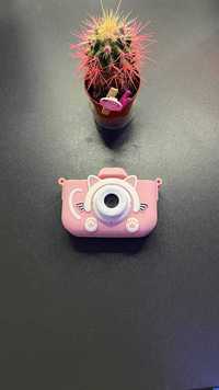 Цифровой детский фотоаппарат Котик Розовый