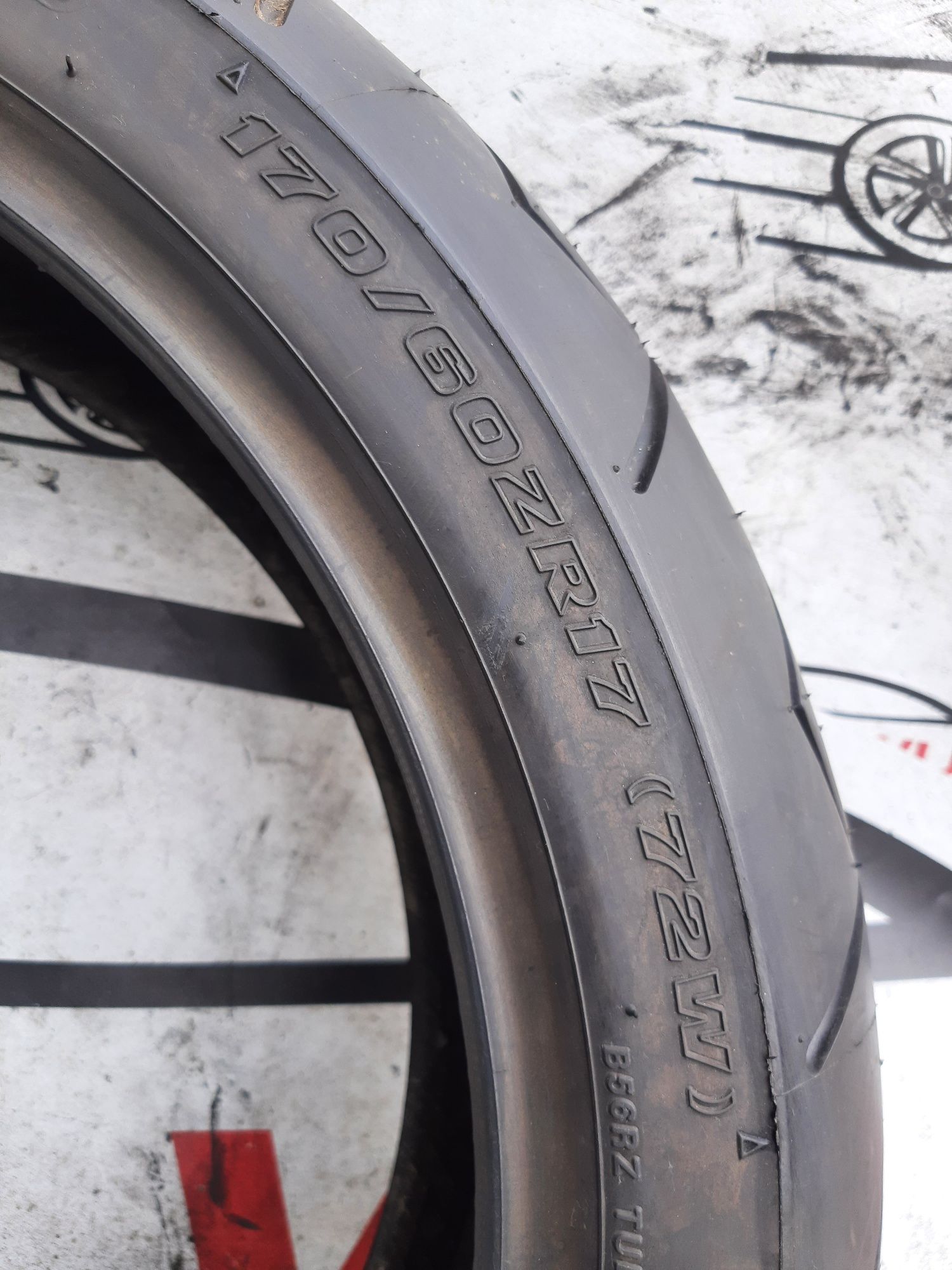 170/60r17 72W Bridgestone Battlax BT56r