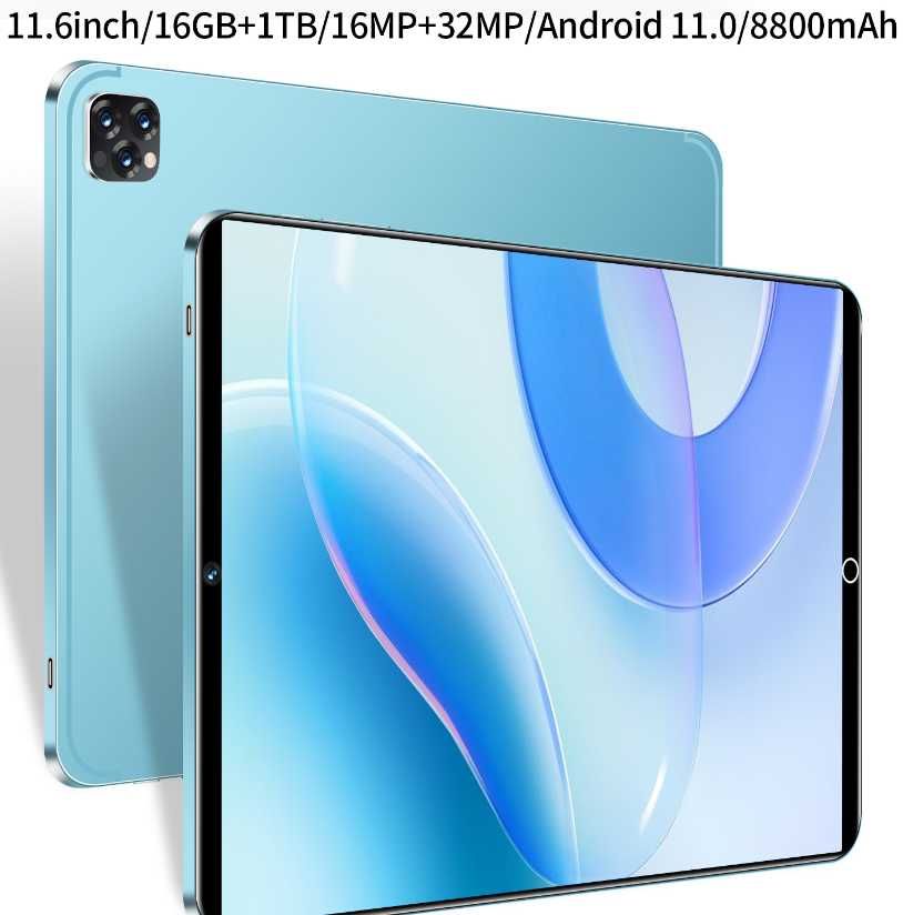 Tablet 10,6" Snapdragon 888 RAM 16GB ROM 1TB 16Mp + 2x sim