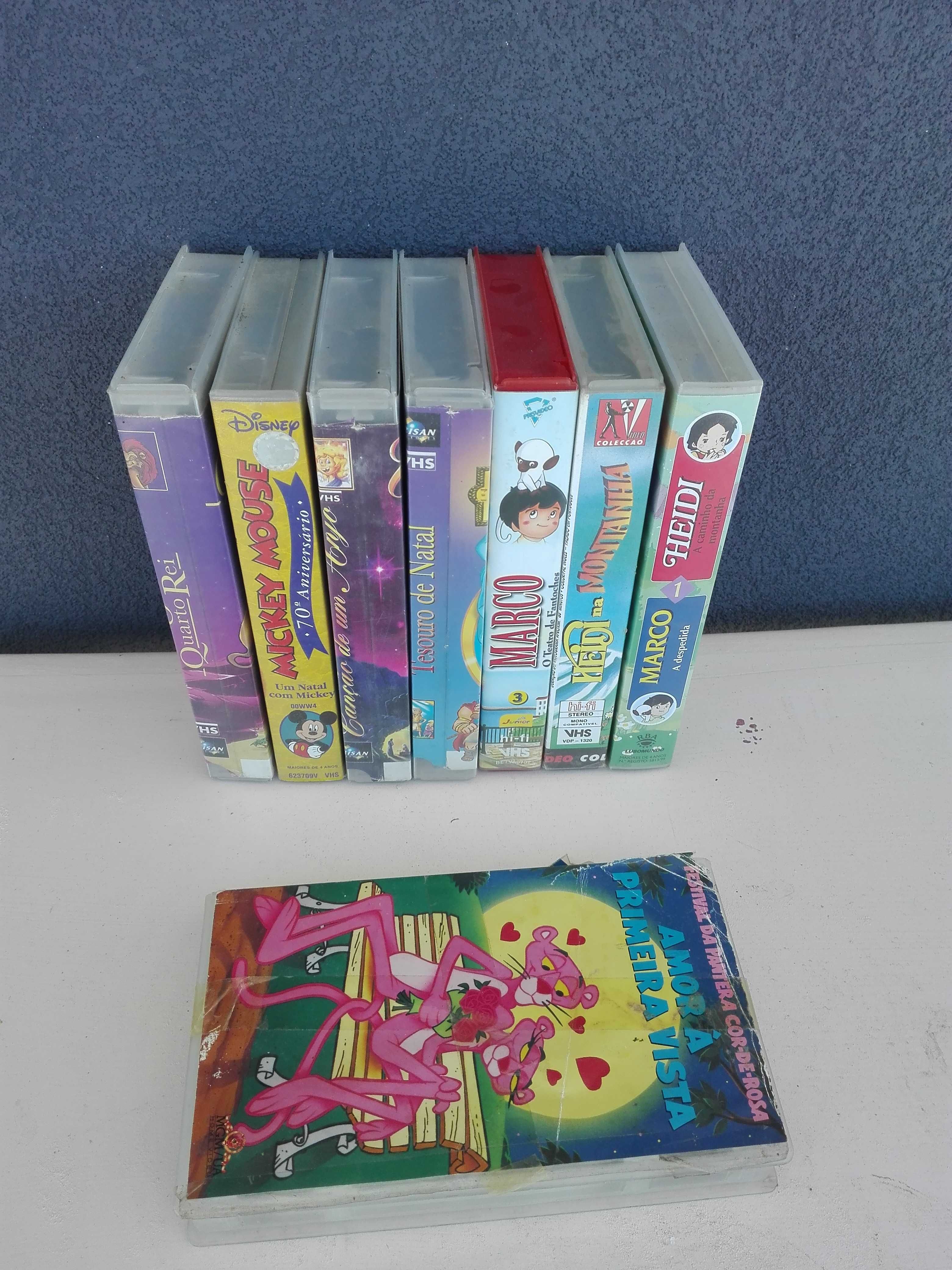 Cassetes de vídeo VHS