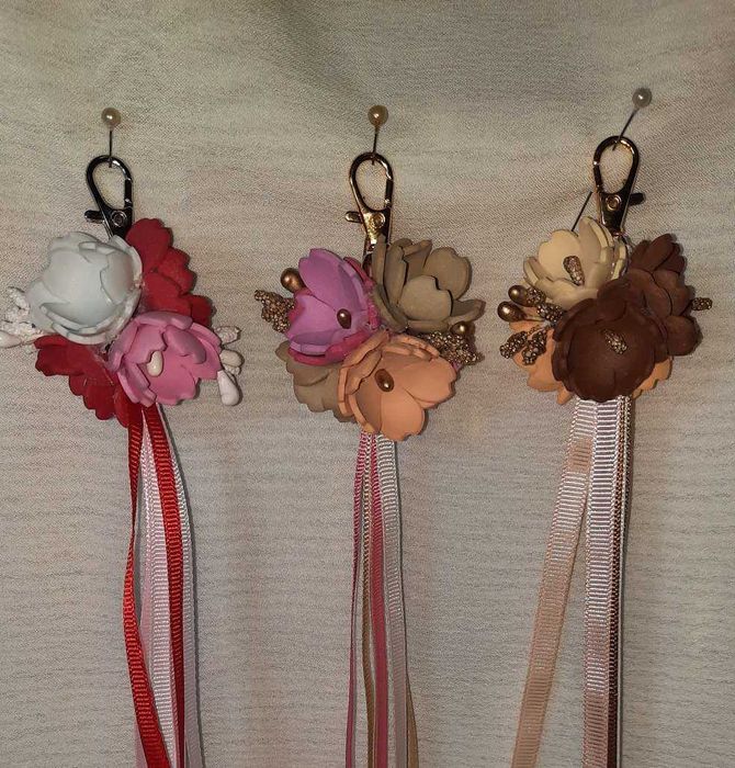 porta chaves ou um acessório para mala um presente lembrança