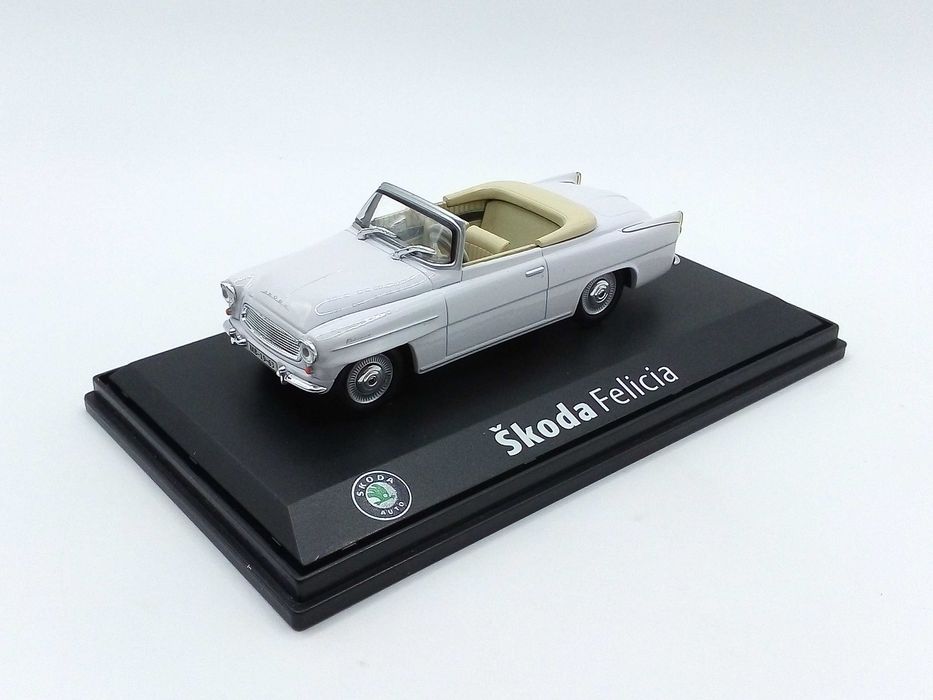 Skoda Felicia Cabrio white - skala 1:43 - Abrex