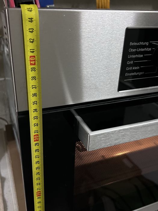 Духовка Miele вбудована духова шафа 45 см висота