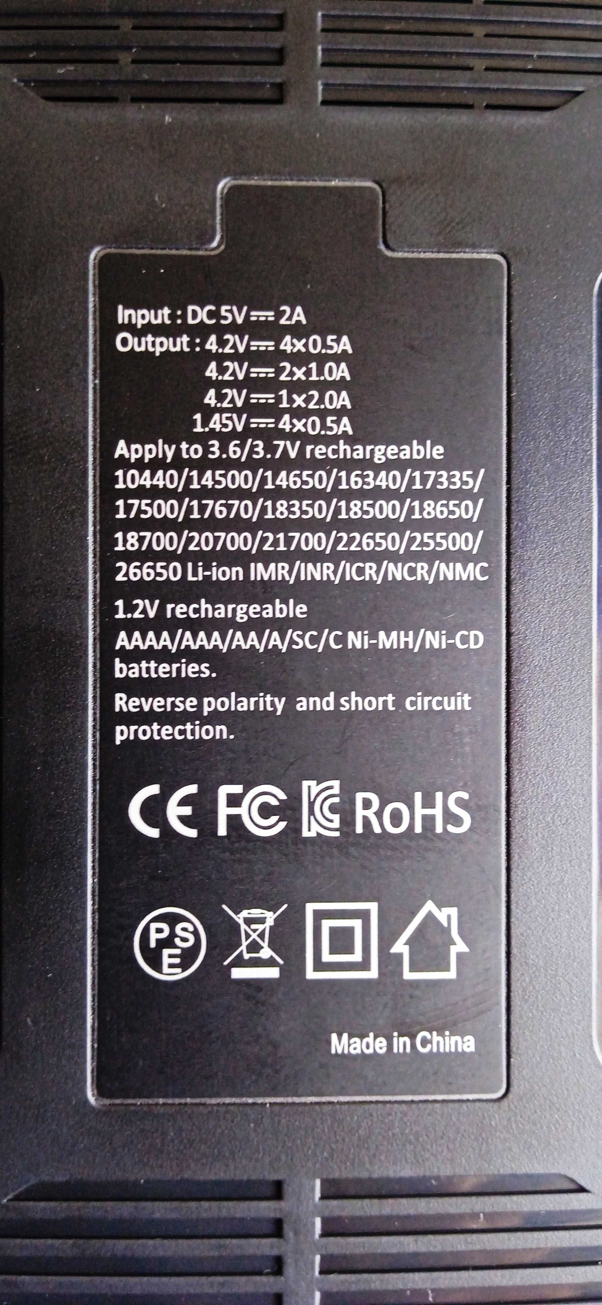 Automatyczna ŁADOWARKA LCD Li Ion MOCNA + 4 ogniwa