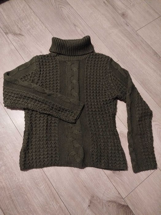 Golf damski ciemna zieleń 36
