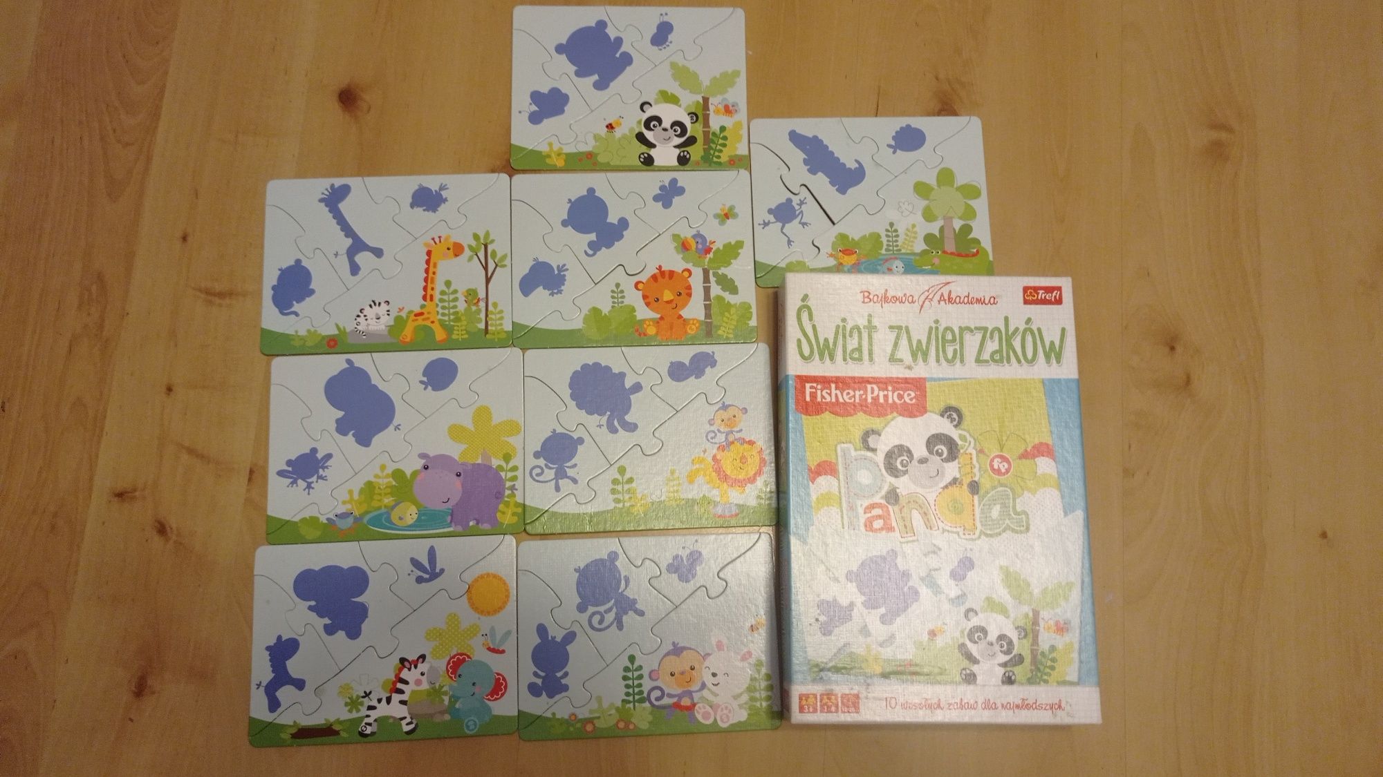Gra edukacyjna Fisher-Price Świat Zwierzaków, 16 elementów