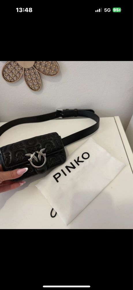 Nerka mini torebka PINKO Pasek
