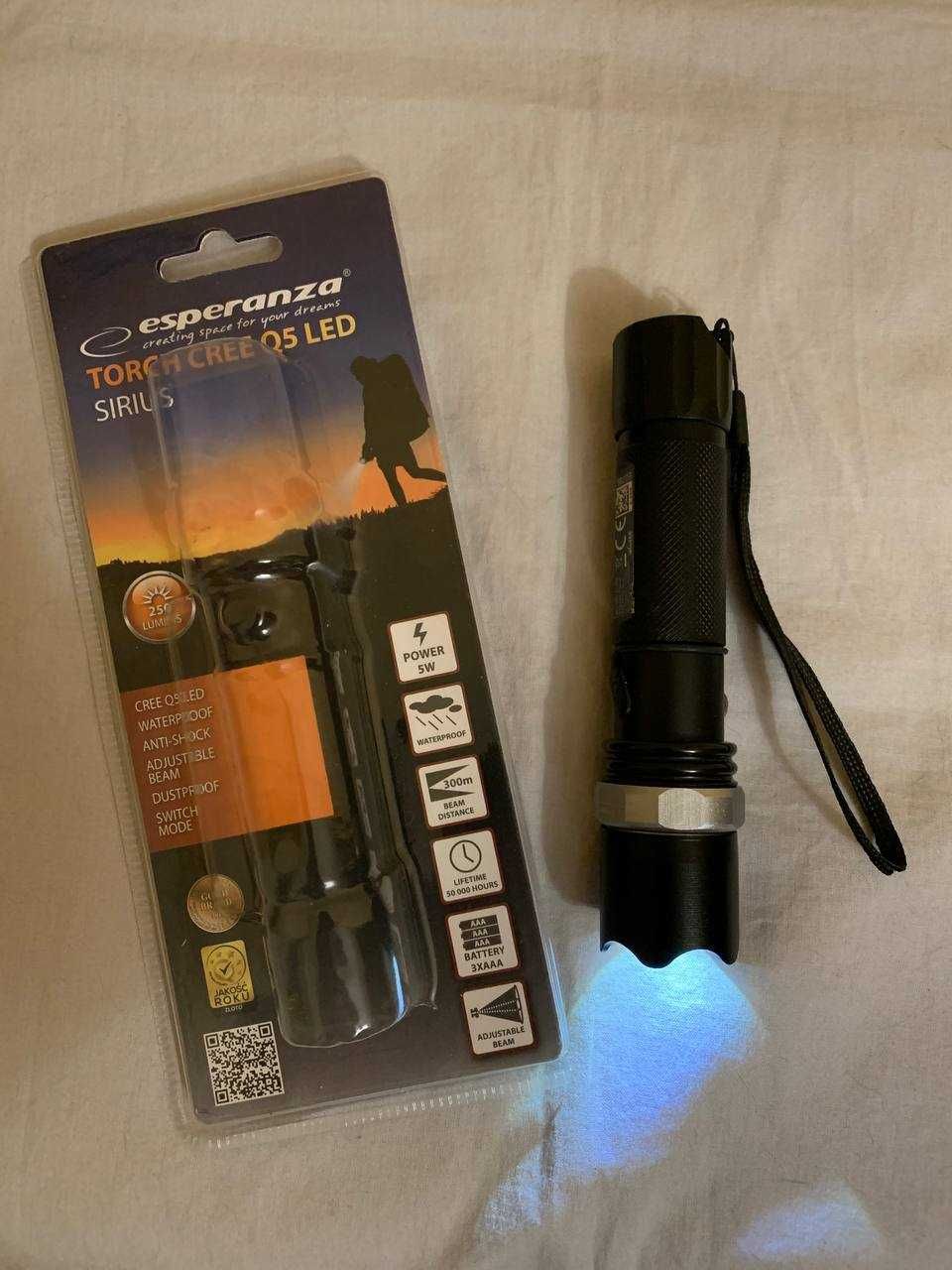 Фонарик Aluminum Torch Cree Q5 LED Sirius