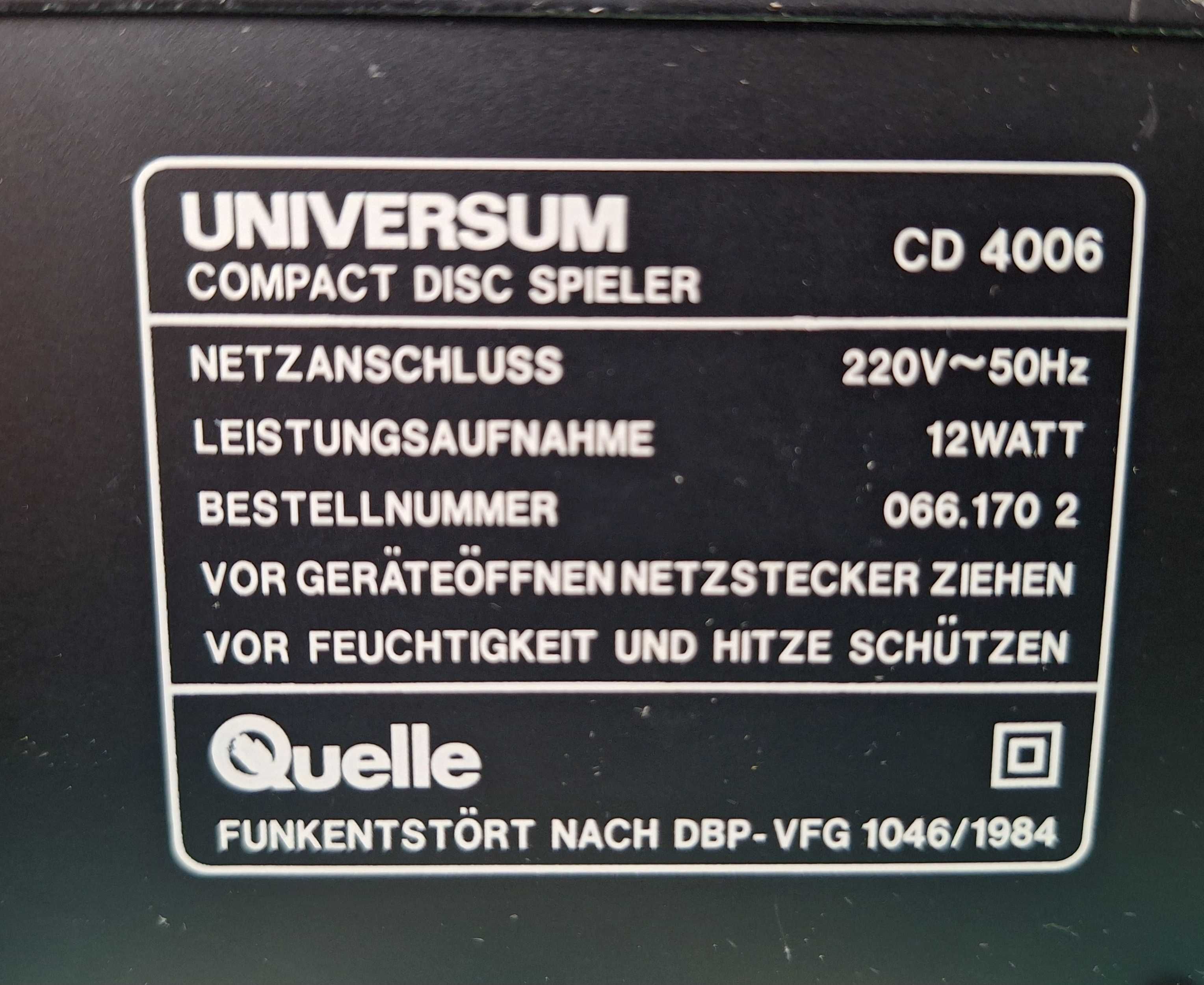 Zestaw Universum Tuner-CD-Wzmacniacz + Kolumny 8 ohm WYSYŁAM Olx