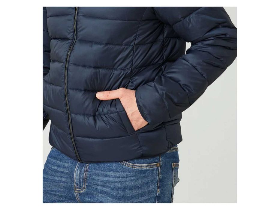 Мужская теплая лёгкая водонепроницаемая стёганая куртка