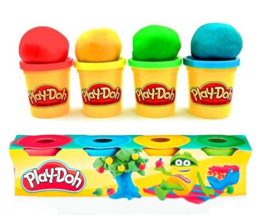 Plasticina play-doh 4 potes novos