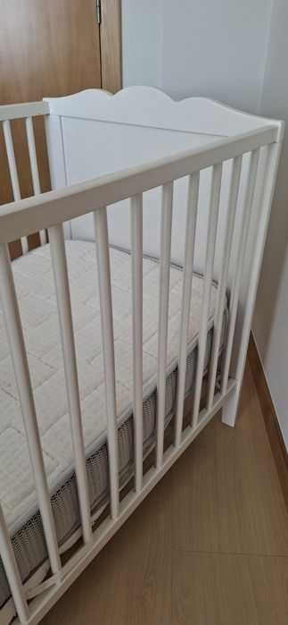 SMÅGÖRA Berço, branco, 60x120 cm IKEA + Colchão
