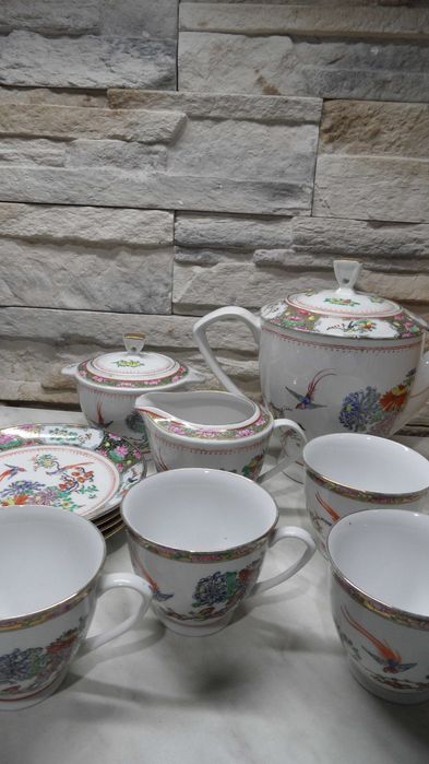 Ładna chińska porcelana filiżanki dzbanek