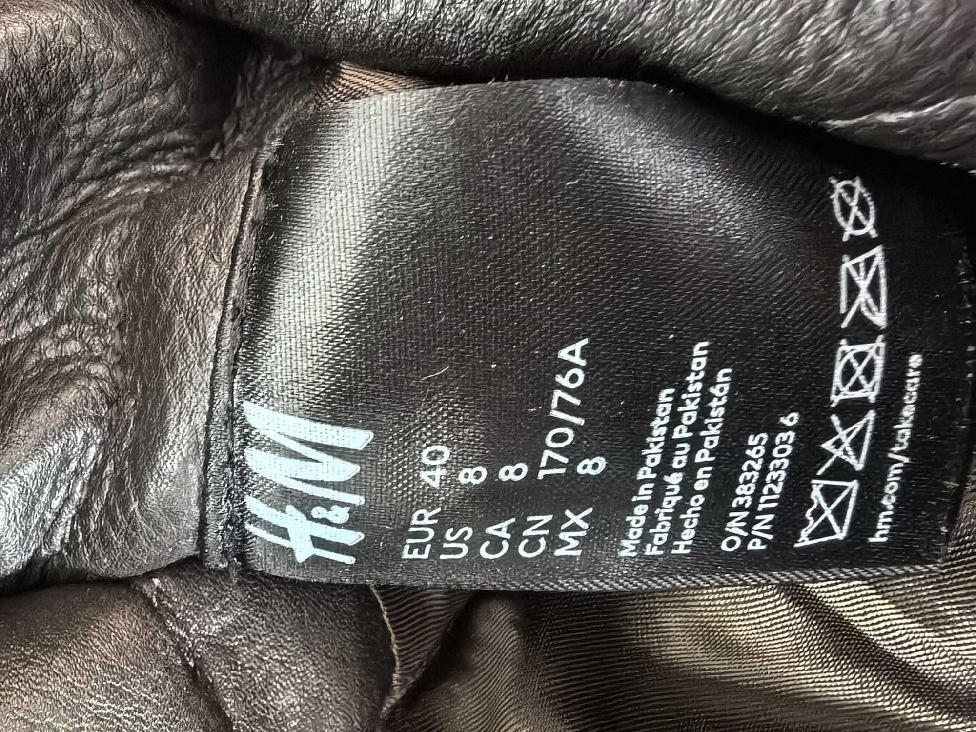 Spodnie skórzane rozmiar 40 100% skóra motocyklowe spodnie damskie