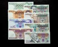 Banknoty PRL 8  szt. w stanie bankowym UNC