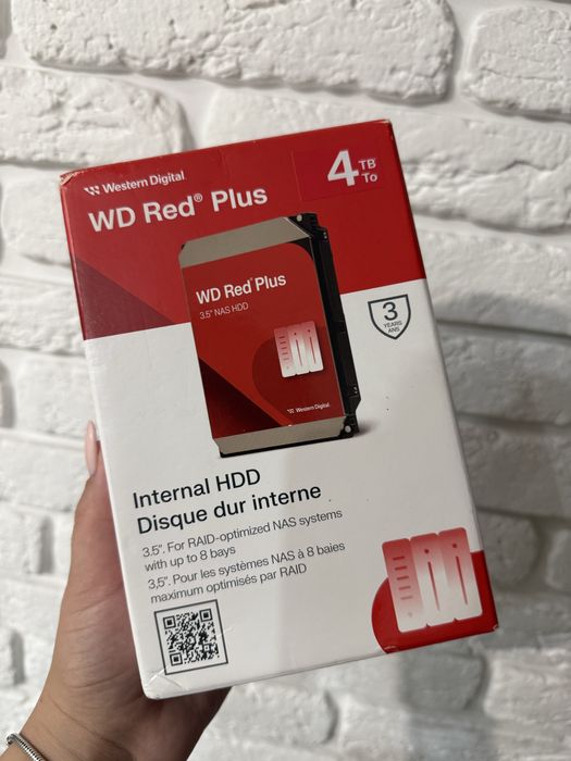Жорсткий диск WD Red Plus 4TB