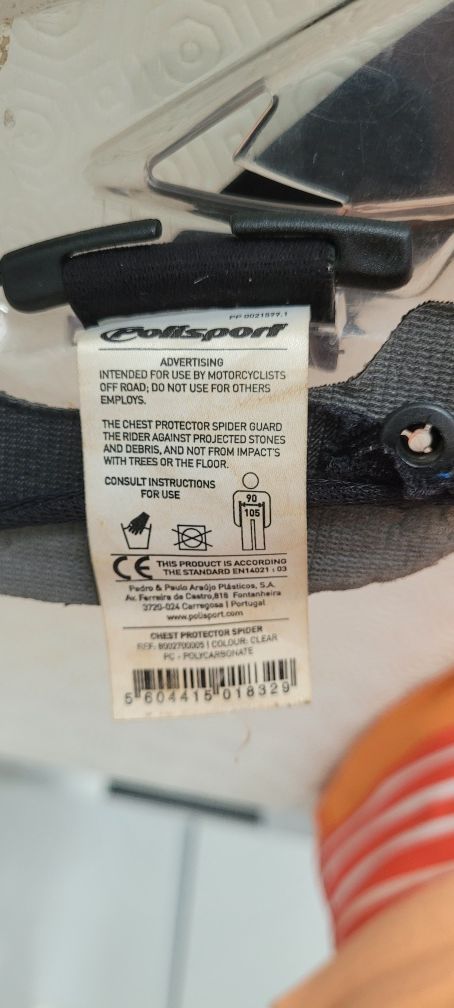 Colete protetor peitoral Polisport
