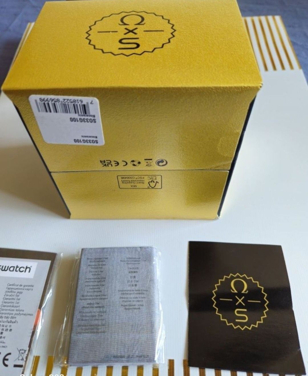 Omega x Swatch ,Mission To Neptune ,kolor szaro czarny zegarek