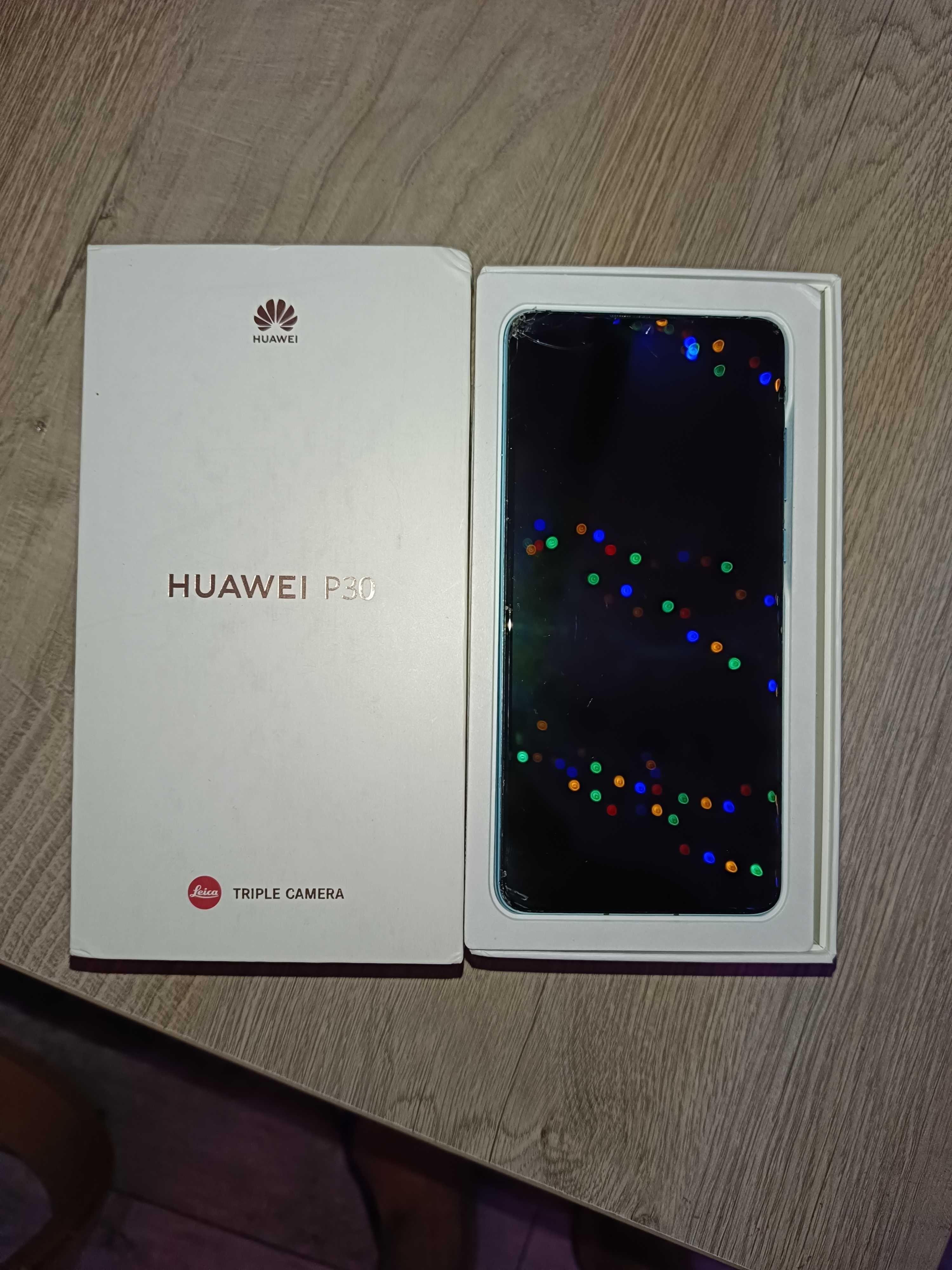 Huawei p30 128 GB , uszkodzony ekran
