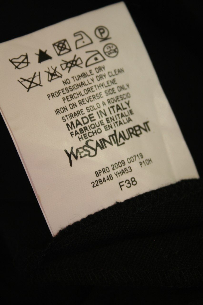 Вовняні штани Yves Saint Laurent