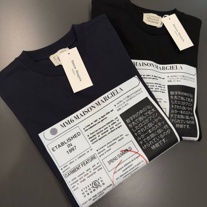 MAISON MARGIELA футболка мужская графитовая асфальт асфальная унисекс