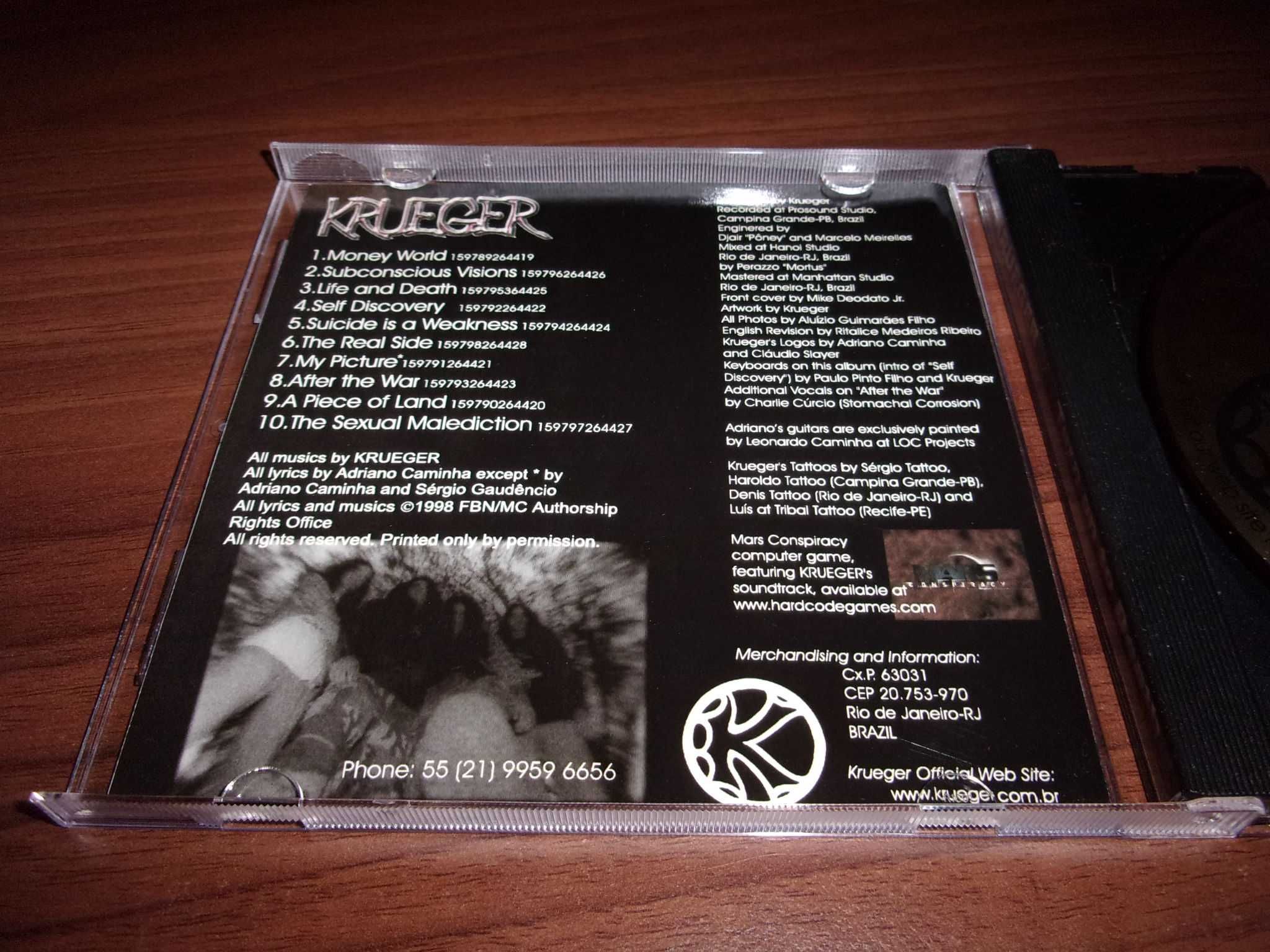 Krueger - Turn On to Death CDr Self-Released