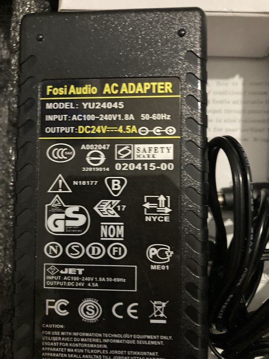 Fosi Audio T20 – wzmacniacz lampowy, nowy, komplet