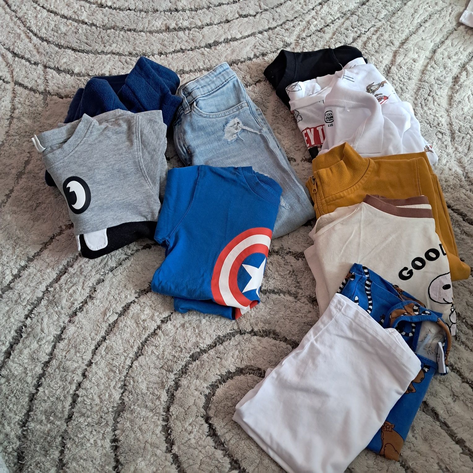 Zestaw ubranek chłopięcych r 116 cool club h&m pepco