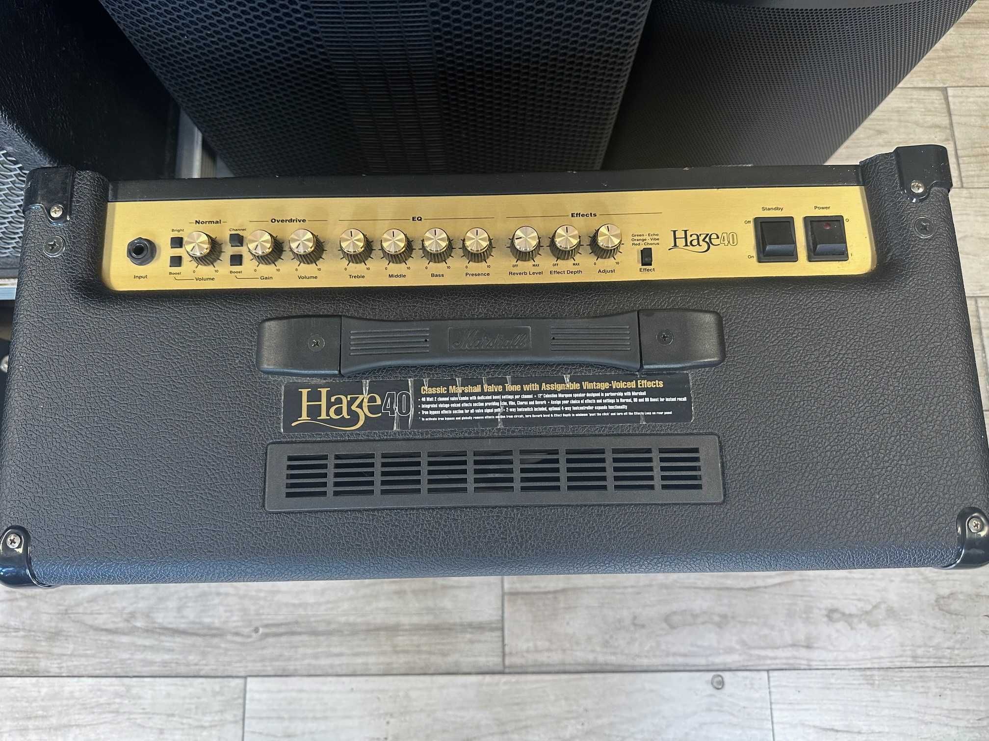 Marshall MHZ40C HAZE wzmacniacz gitarowy combo faktura