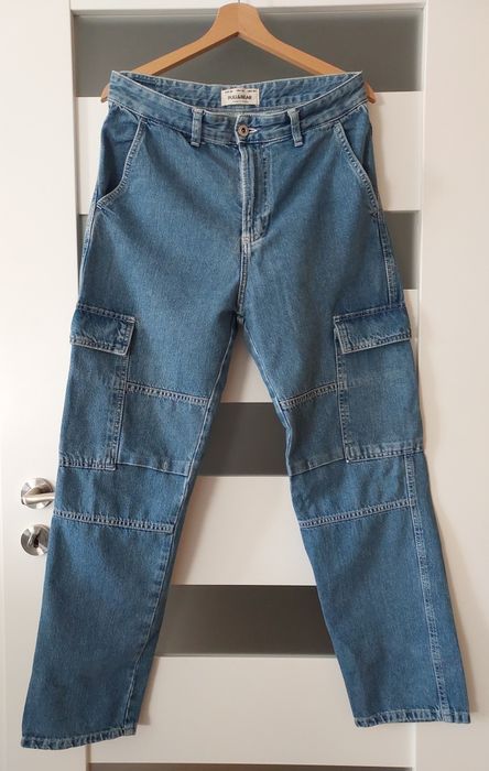 Spodnie dżinsowe męskie bojówki ,,Pull&Beart,, roz.38