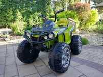 Duży QUAD światła led koła EVA pilot 2.4GHz SKÓRA samochód elektryczny
