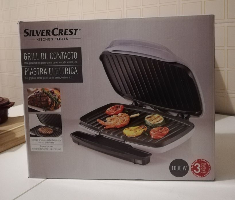 Grelhador elétrico novo, nunca usado