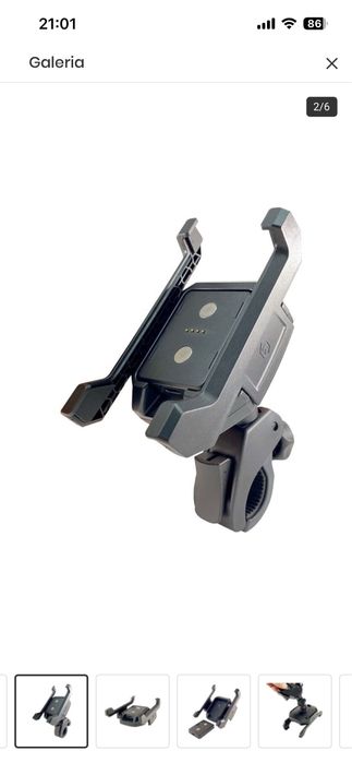 Uchwyt swmochodowy, rowerowy HAMMER Mount Holder Czarny Nowy