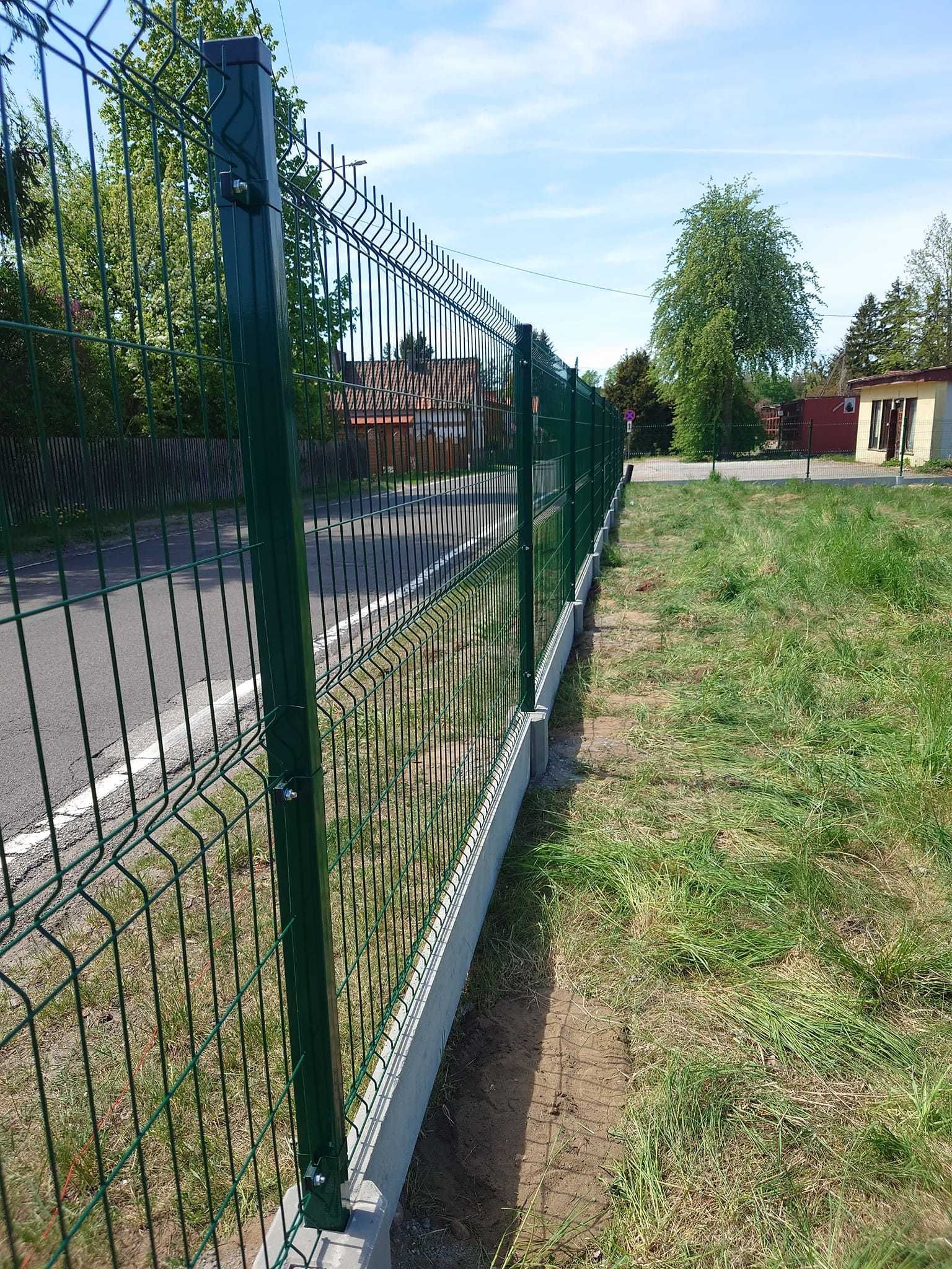 ogrodzenia ogrodzenie panelowe panele słupki brama furtka płot palety