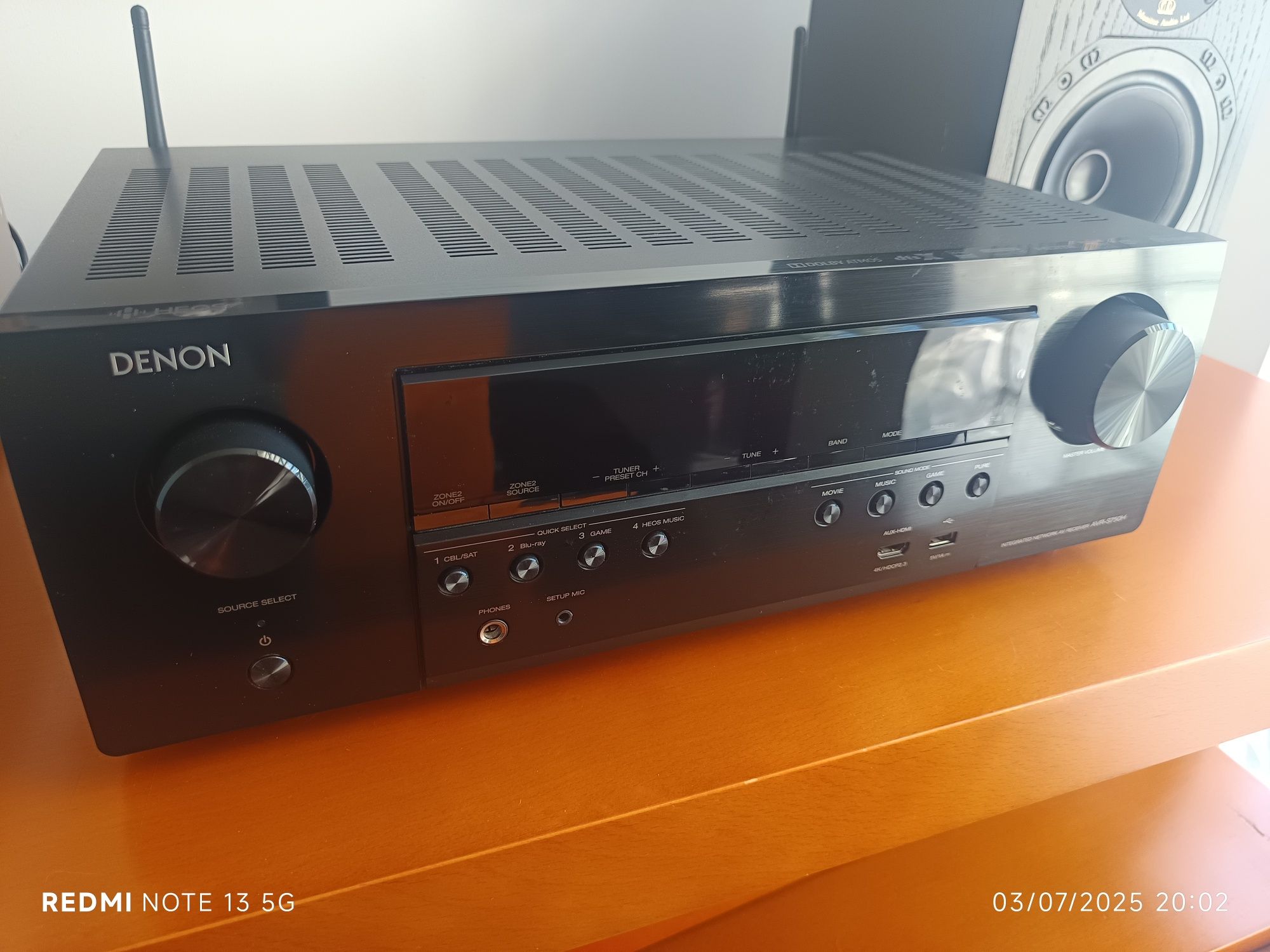 Amplificador av Denon AVR S 750h