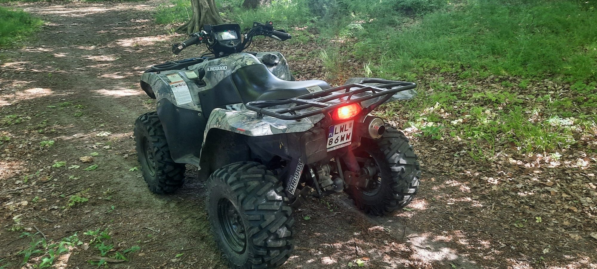 Suzuki Kingquad 750 po dużym serwisie mocno doinwestowany