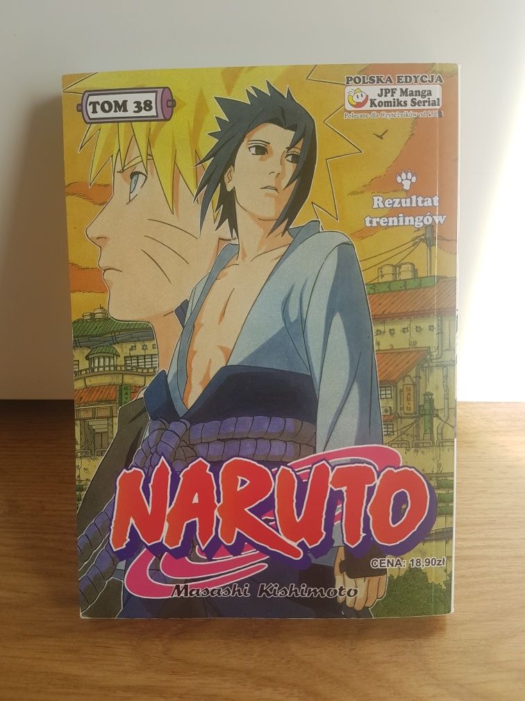 Manga: Naruto tom 38 "Rezultat treningów" po polsku