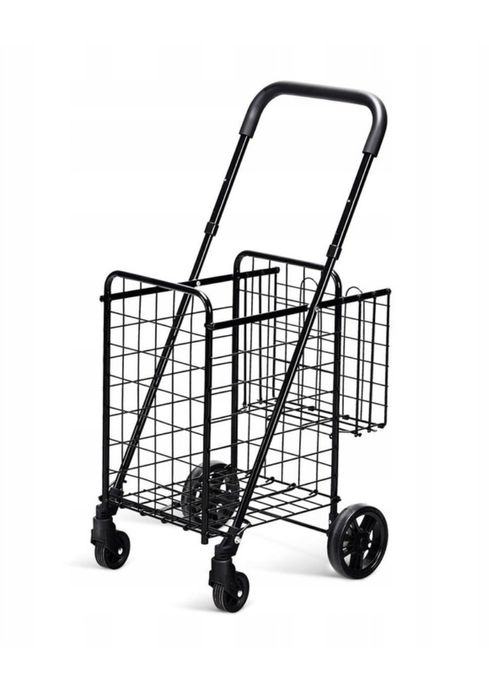 WÓZEK METALOWY NA KÓŁKACH na Zakupy do Pralni do Domu na zakupy