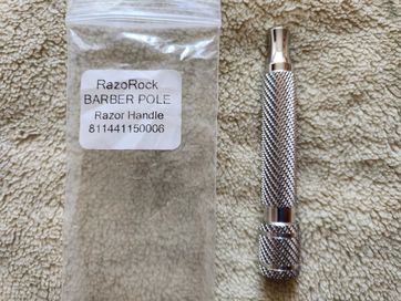 RazoRock Barber Pole - rączka do maszynki do golenia.