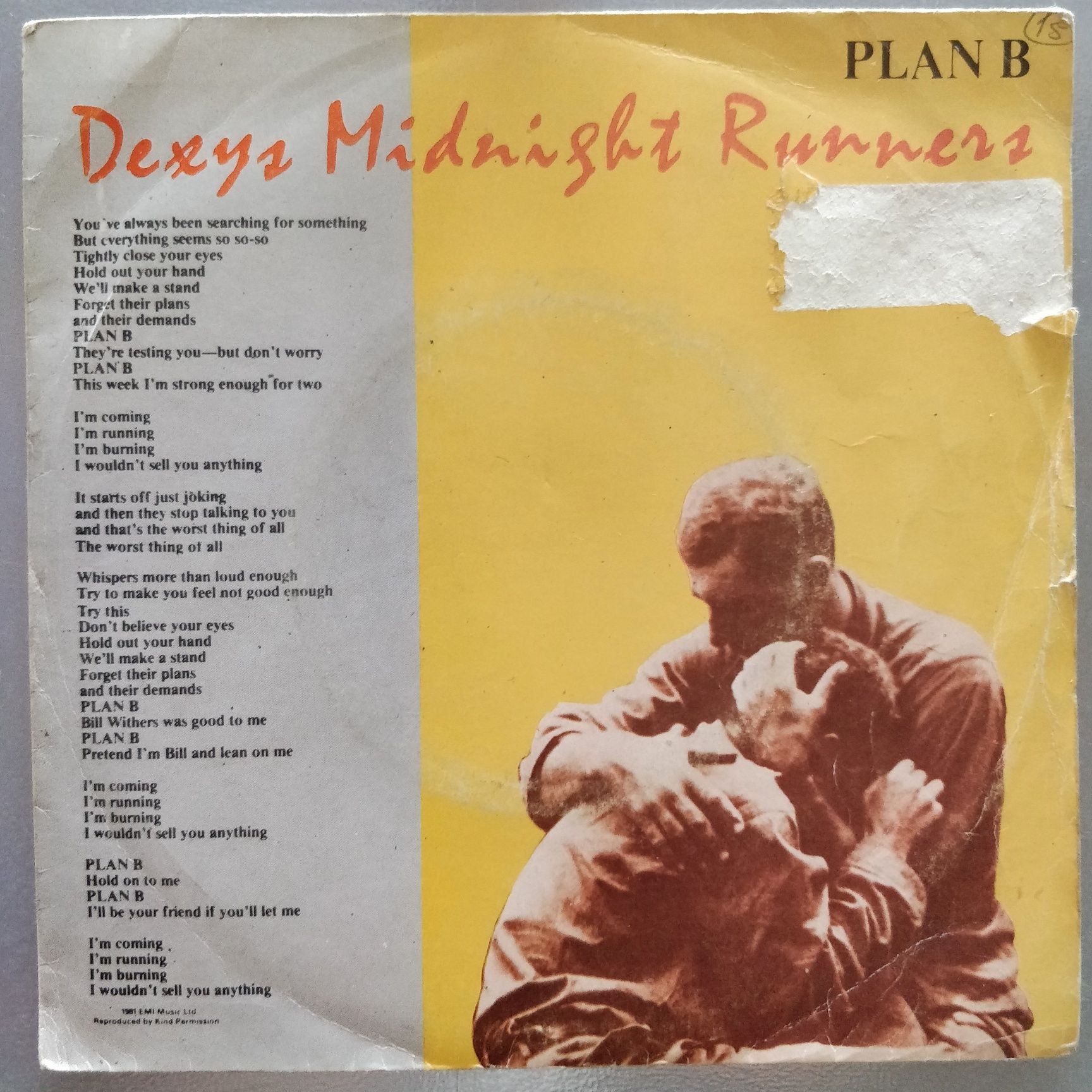 Vinil single Dexys Midnight Runners "Plan B"