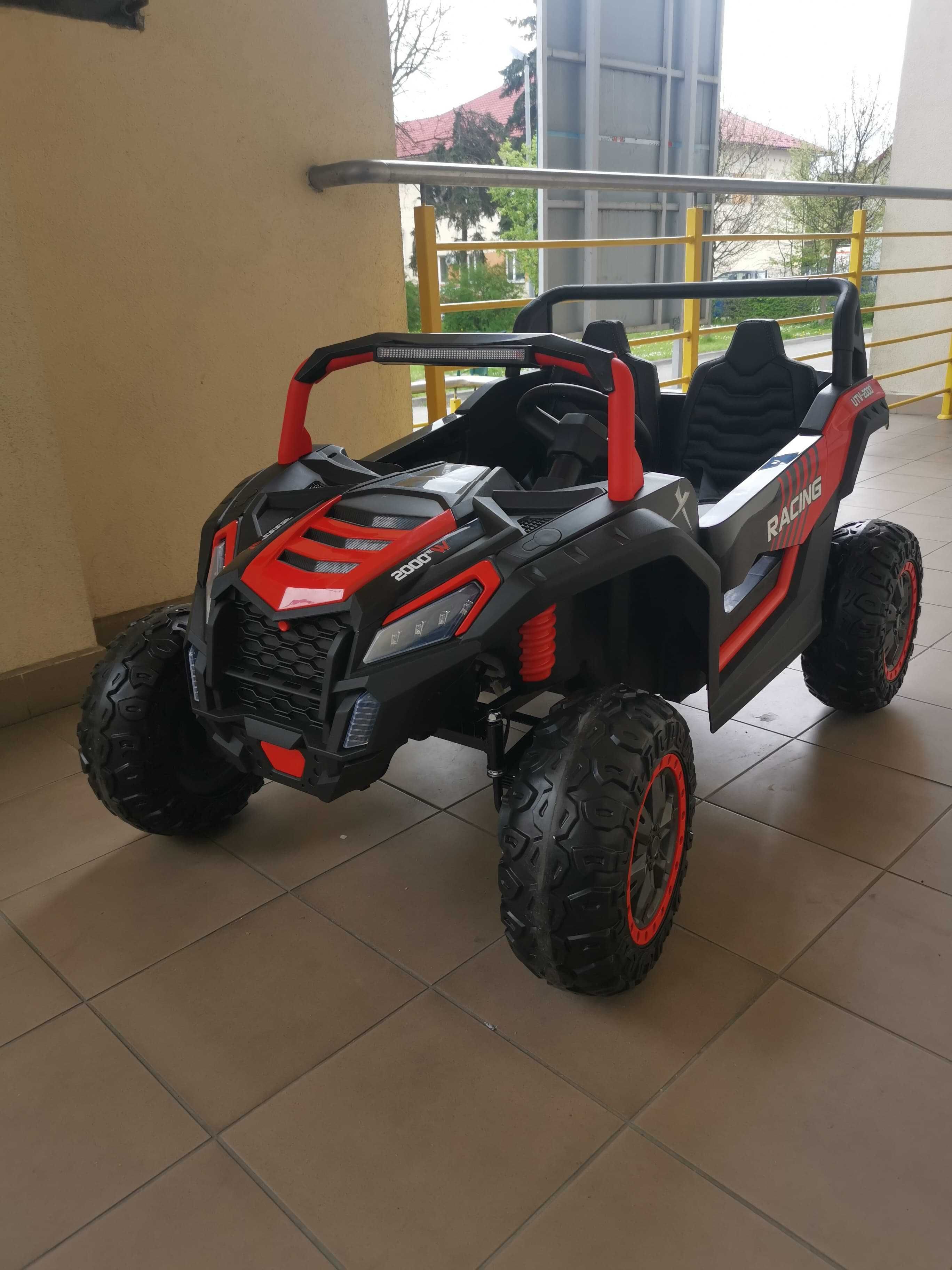 Pojazd Buggy ATV Racing 4x4  do 99 kg 800 W pompowane koła