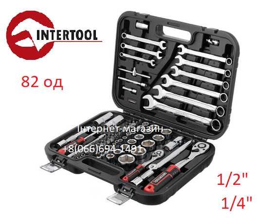 Набір інструментів 82 од.  INTERTOOL STORM, Автонабір набір ключів